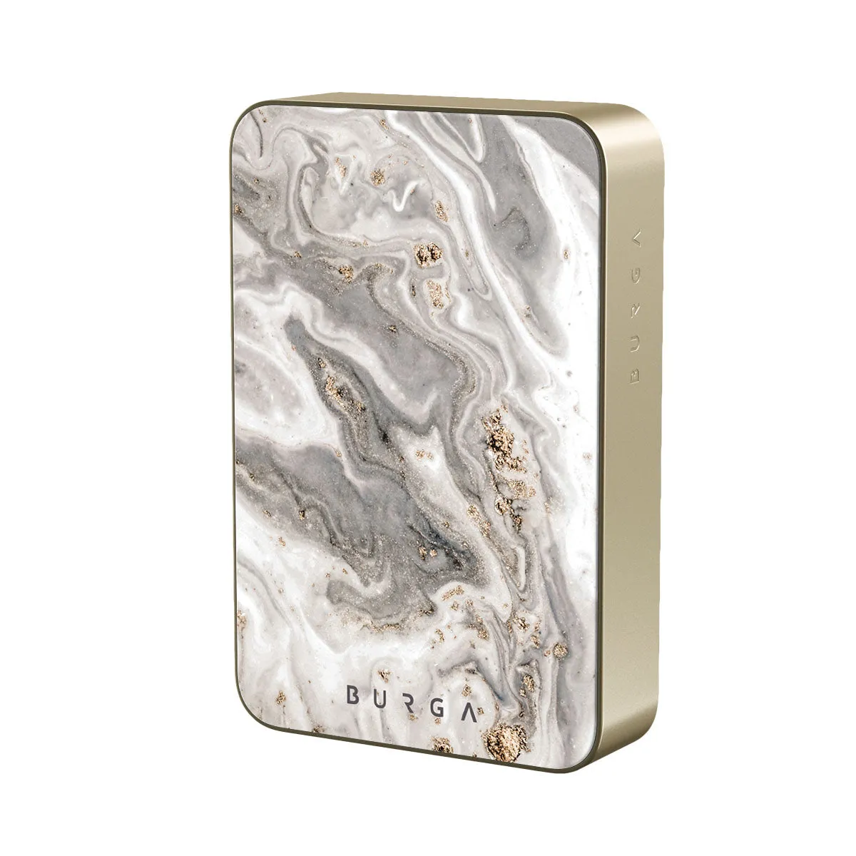 Snowstorm - Grey Marble Magnetic Power Bank