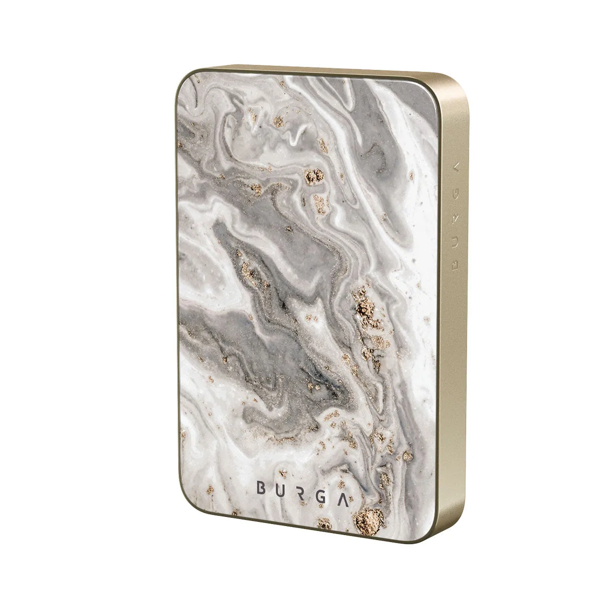Snowstorm - Grey Marble Magnetic Power Bank