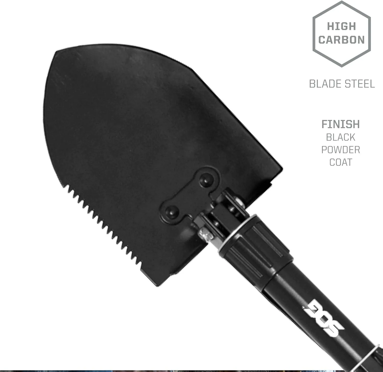 SOG FastHawk- Lighter, Faster, Agile Throwing Hatchet (F06TN-CP) & Entrenching Tool- 18.25 Inch Folding Survival Shovel with Wood Saw Edge and Tactical Shovel Carry Case- Black (F08-N)
