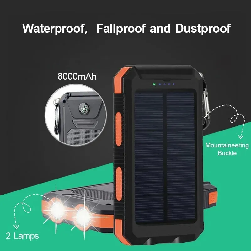 Solar Charger Power Bank – Eco-Friendly, Portable Charging Anywhere
