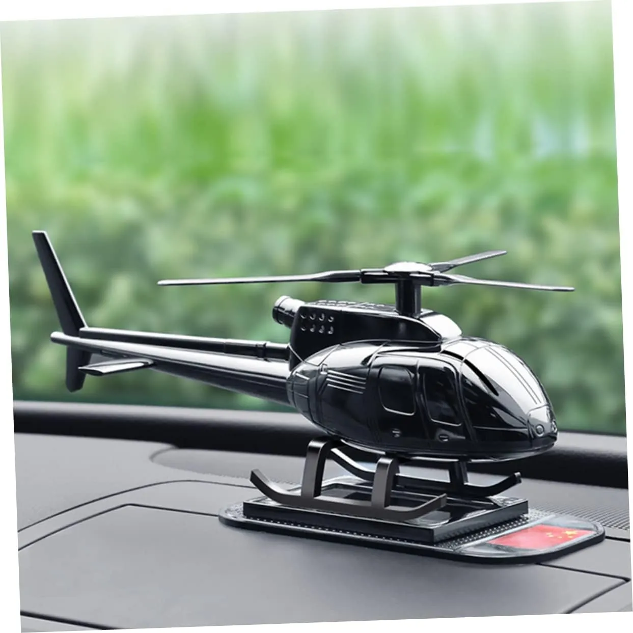 Solar Energy Car Dashboard Aromatherapy Ornament Rotating Solar Helicopter Car Freshener Auto Dashboard Aromatherapy Ornament Dashboard Ornament