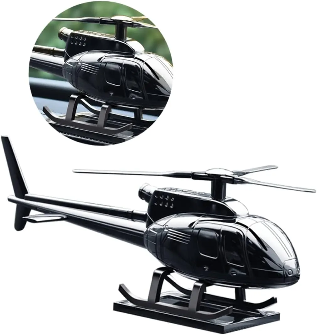 Solar Energy Car Dashboard Aromatherapy Ornament Rotating Solar Helicopter Car Freshener Auto Dashboard Aromatherapy Ornament Dashboard Ornament