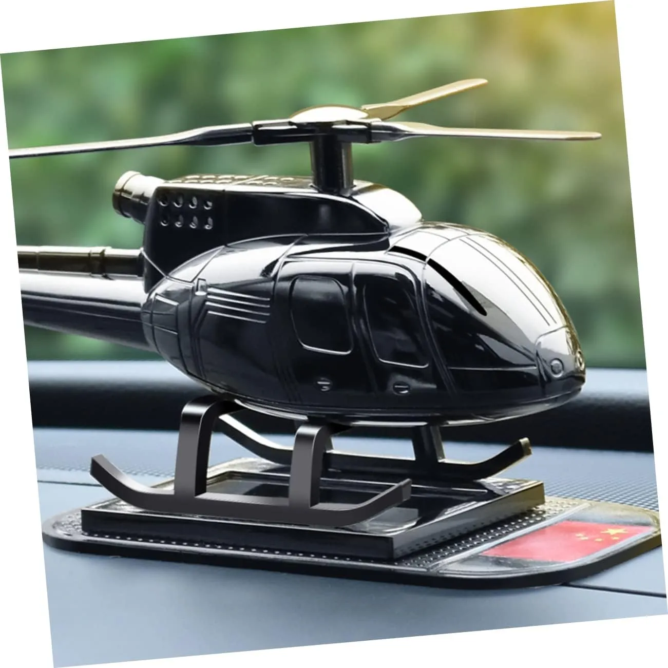 Solar Energy Car Dashboard Aromatherapy Ornament Rotating Solar Helicopter Car Freshener Auto Dashboard Aromatherapy Ornament Dashboard Ornament