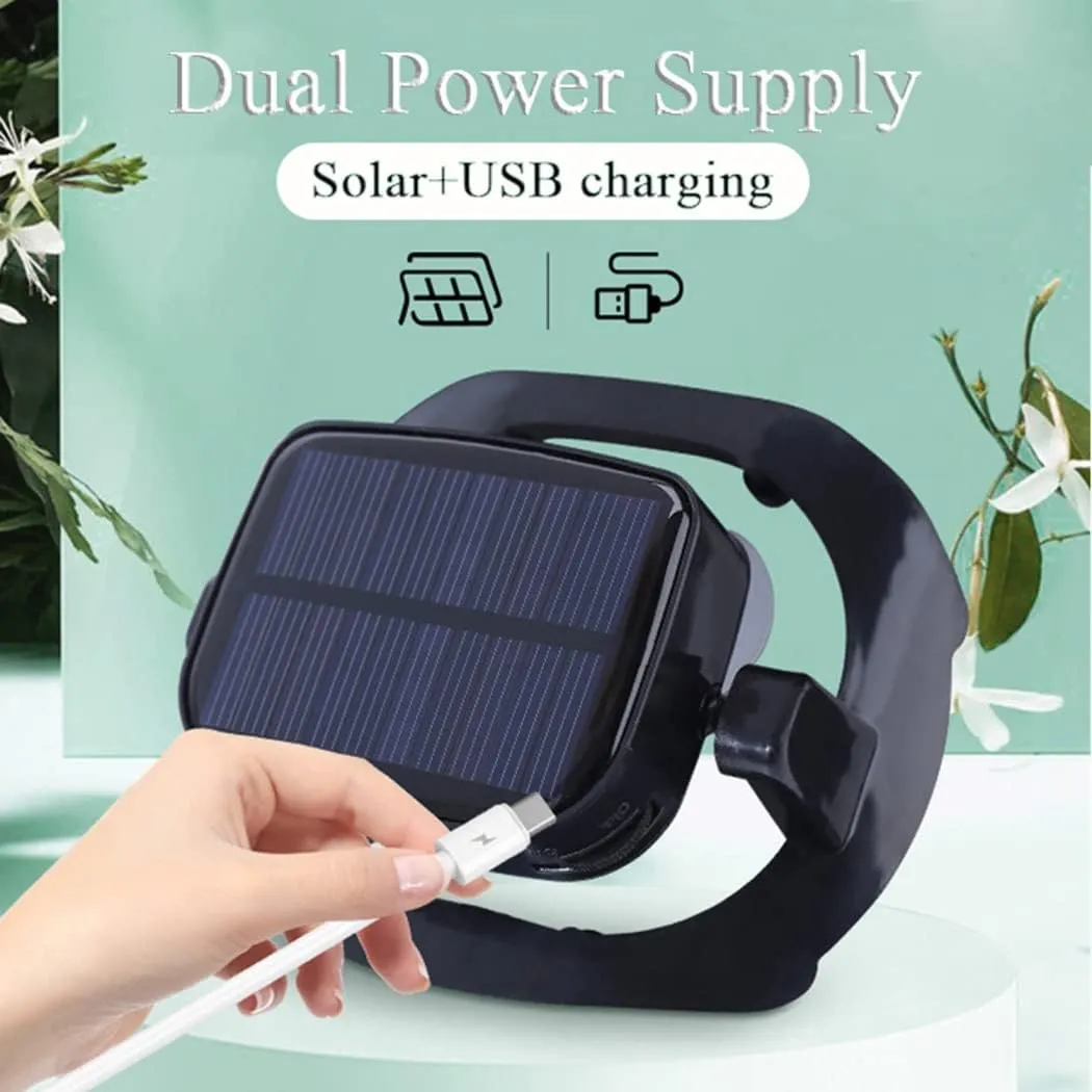 Solar Fan Baseball Cap Summer UV Protection Wide Brim Sun Hat Mesh Beach Hats, Solar Powered/USB Charging