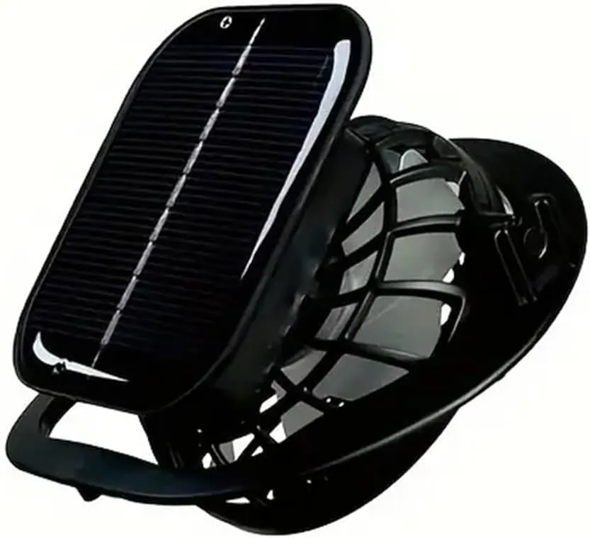 Solar Fan Hat,Sombrero con ventilador Solar,Solar Powered Outdoor Fishing hat,2 Solar Fan