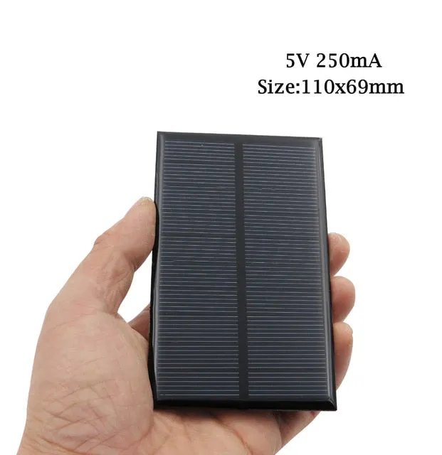 Solar Panel Power Bank 5VDC