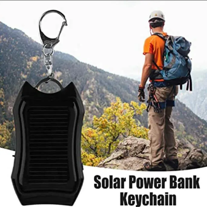 Solar Power Bank Keychain