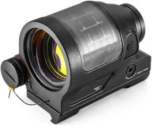 Solar Power System Sealed Red Dot Sight，Optic Holographic Reflex Scope Collimator with QD Quick Release/Detach Integrate Mount Base，1x38mm Wide Field View，Fits for Standard 20mm Pic Rail Mounting
