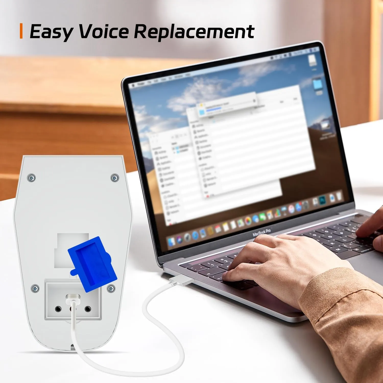 Solar Powered Voice Announcer Solar Infrared Human Body Detector High Decibel Sound and Light Alarm Decive with Three Operating Modes Adjustment