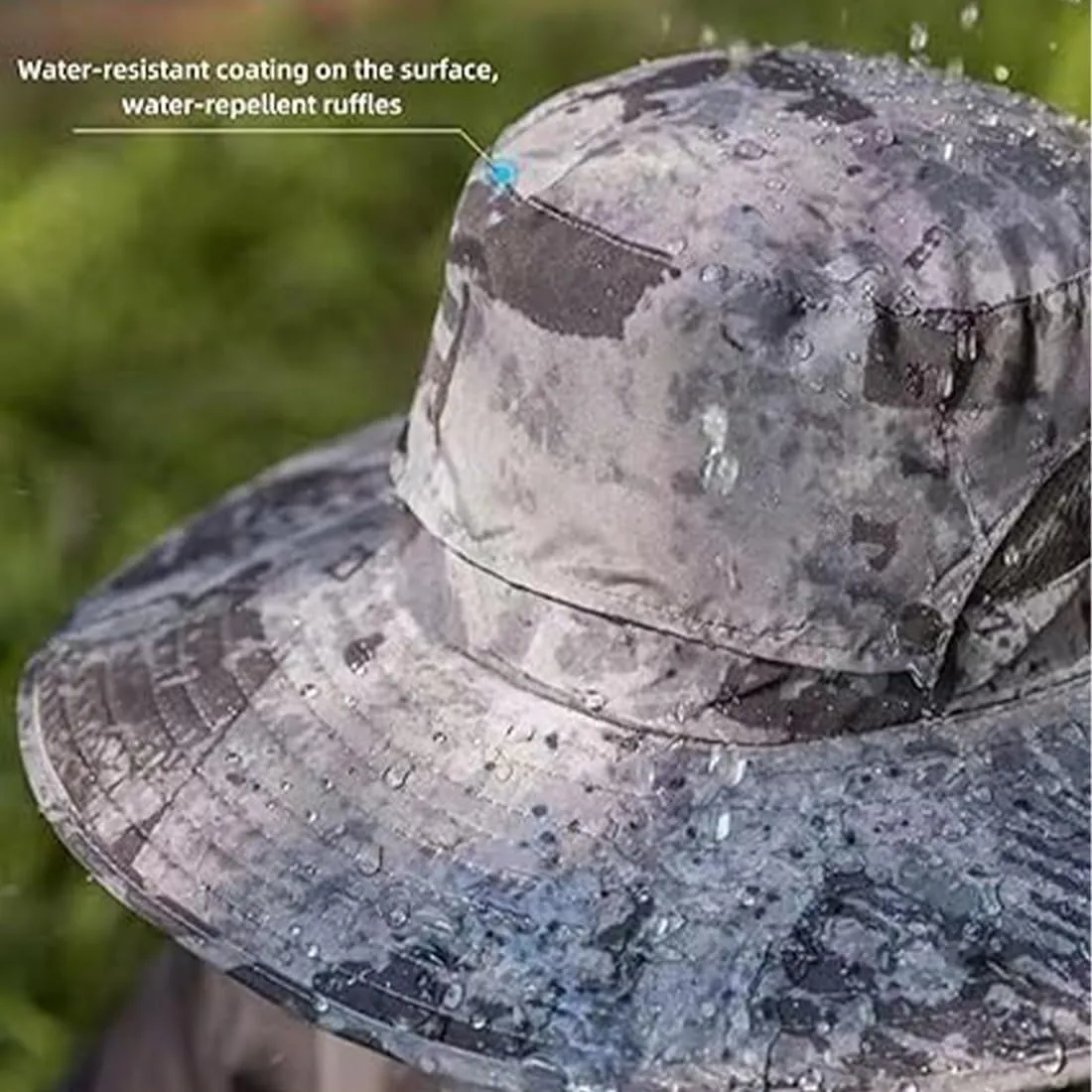 Sombrero Con Ventilador Solar, Sun Hat with Solar Powered Fans, Wide Brim 2 Fan Outdoor Fishing Hat-Solars & USB