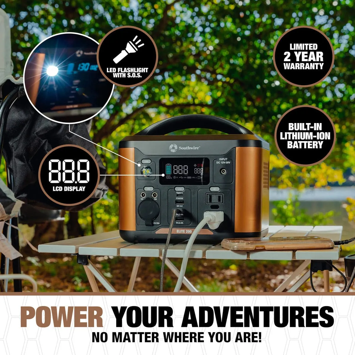 Southwire Elite 200 Series™ Portable Power Station - 53250