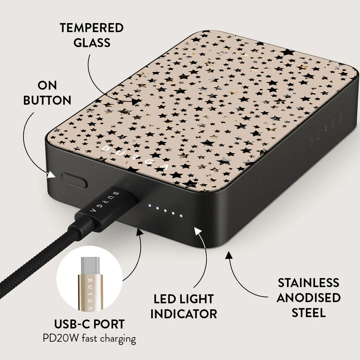Sparkling Tiara - Stars Magnetic Power Bank
