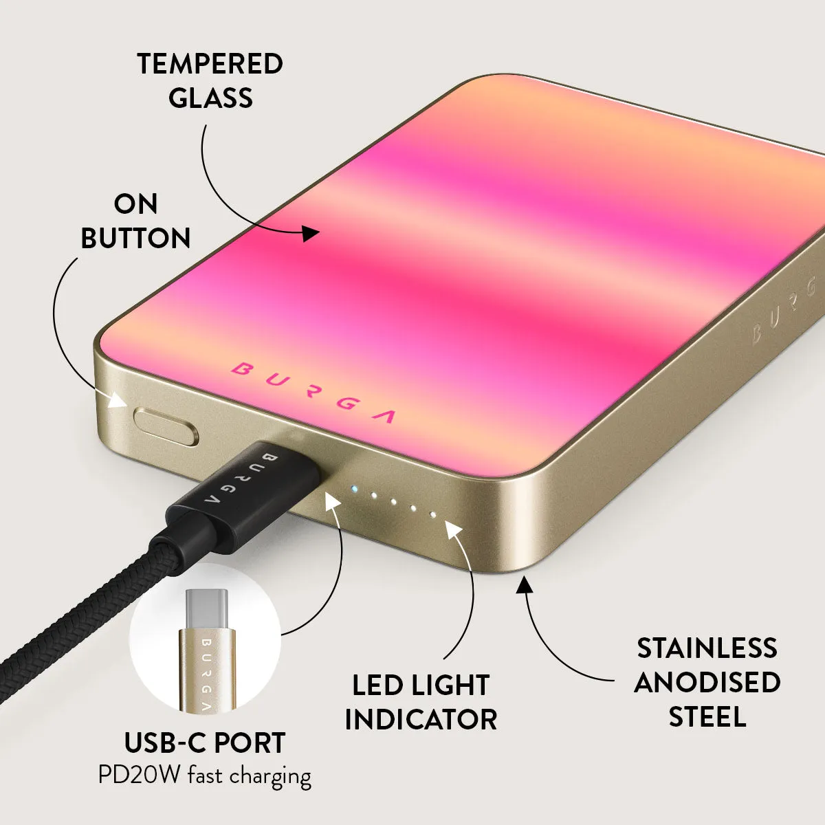 SPF 100 - Magnetic Power Bank