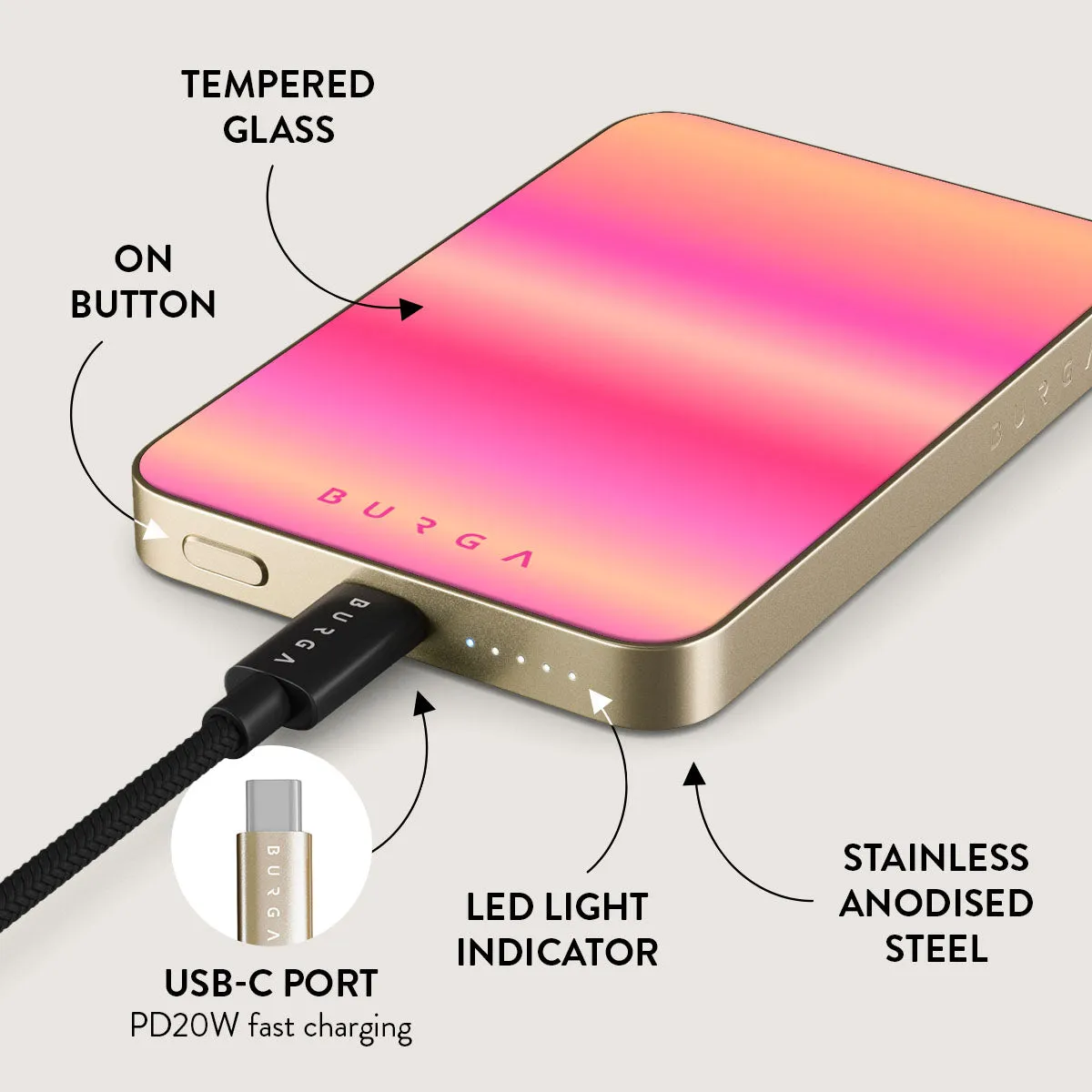 SPF 100 - Magnetic Power Bank