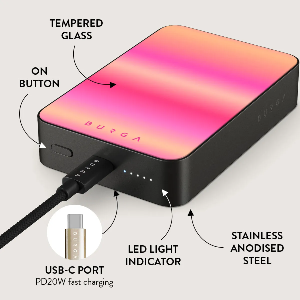 SPF 100 - Magnetic Power Bank