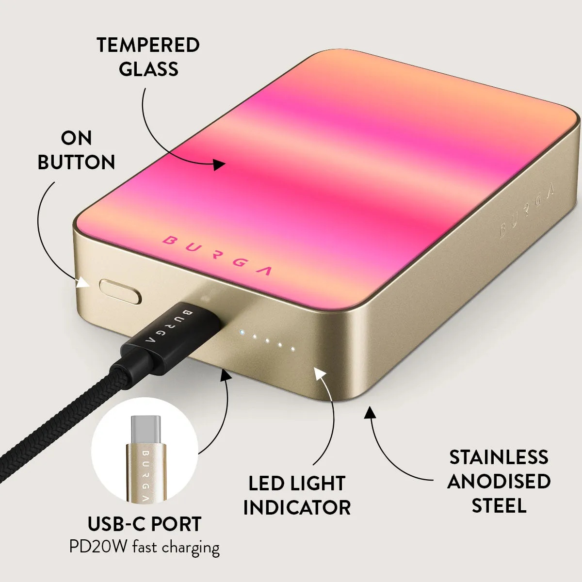 SPF 100 - Magnetic Power Bank