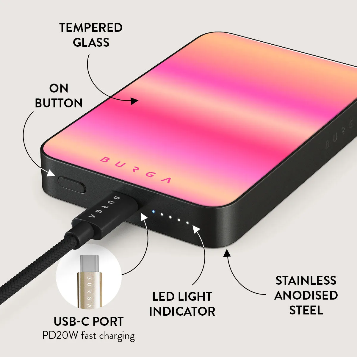 SPF 100 - Magnetic Power Bank