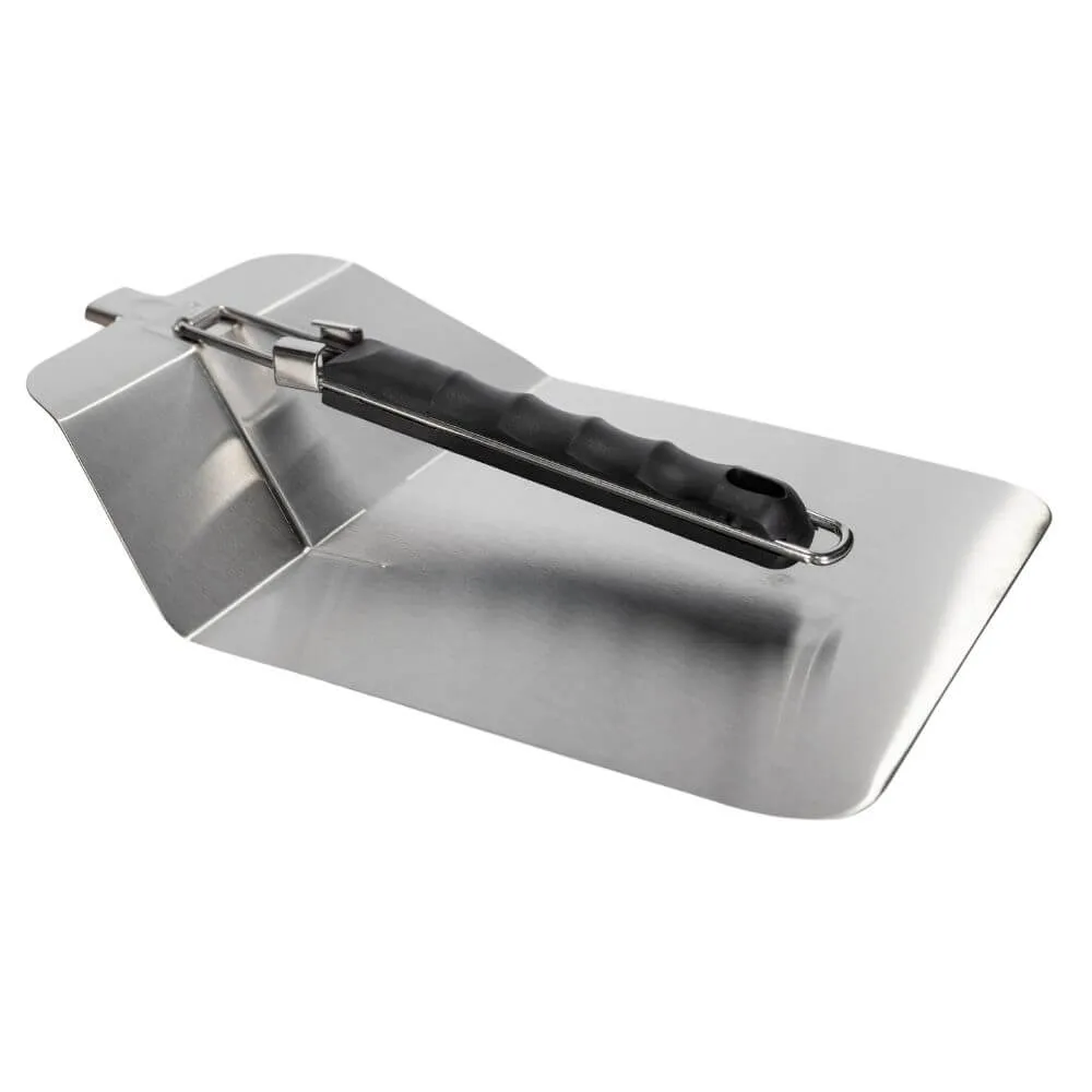 Stainless Steel Pizza Peel With Foldable Handle by Flaming Coals