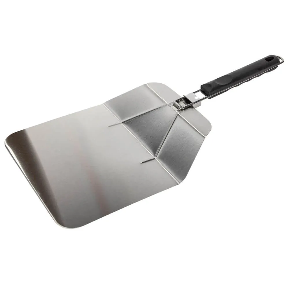 Stainless Steel Pizza Peel With Foldable Handle by Flaming Coals