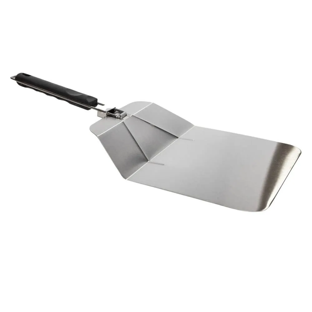 Stainless Steel Pizza Peel With Foldable Handle by Flaming Coals
