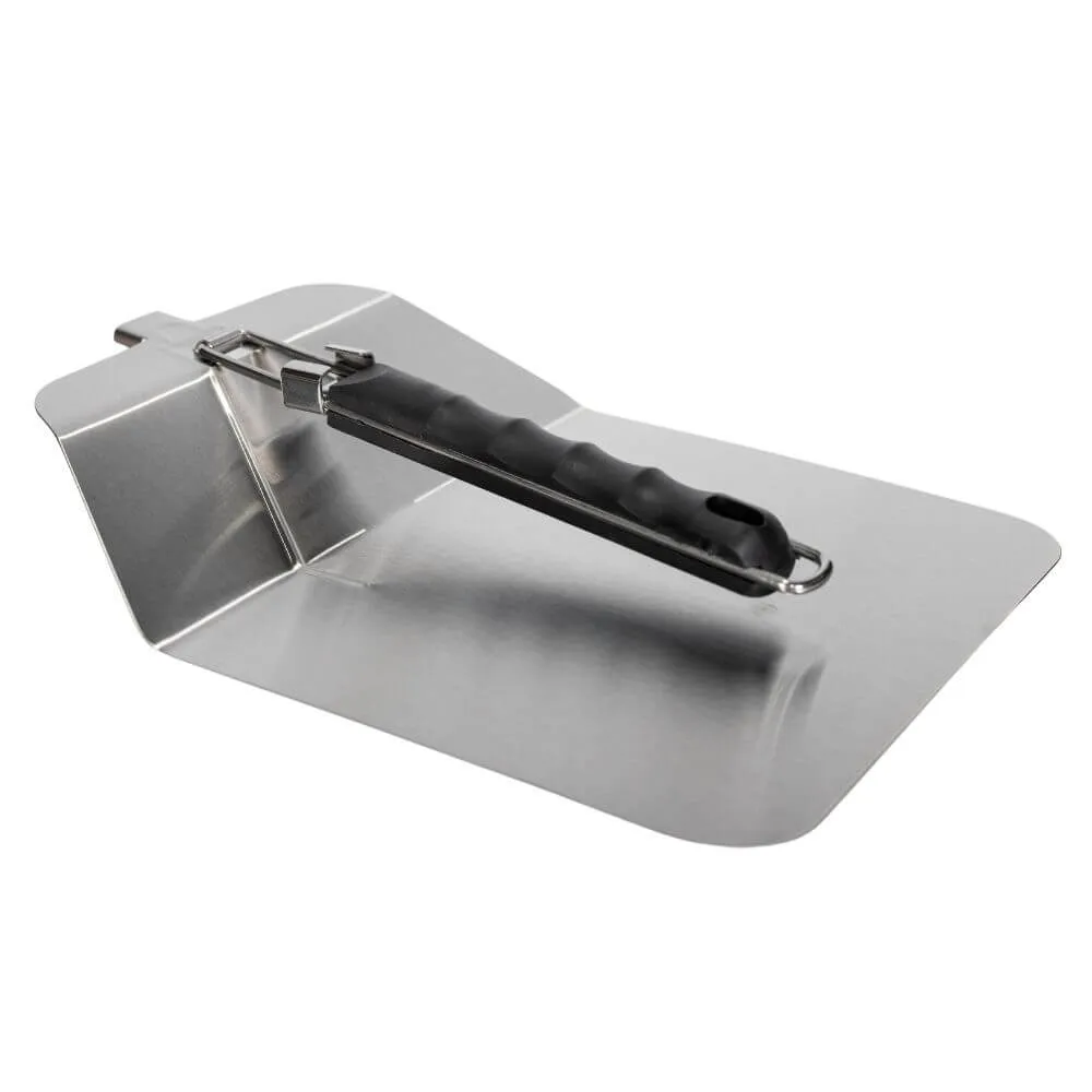 Stainless Steel Pizza Peel With Foldable Handle by Flaming Coals