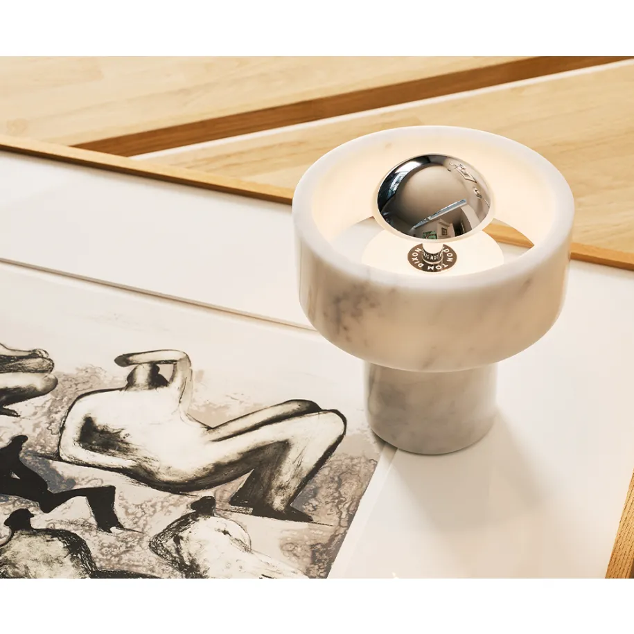 Stone Portable Table Lamp
