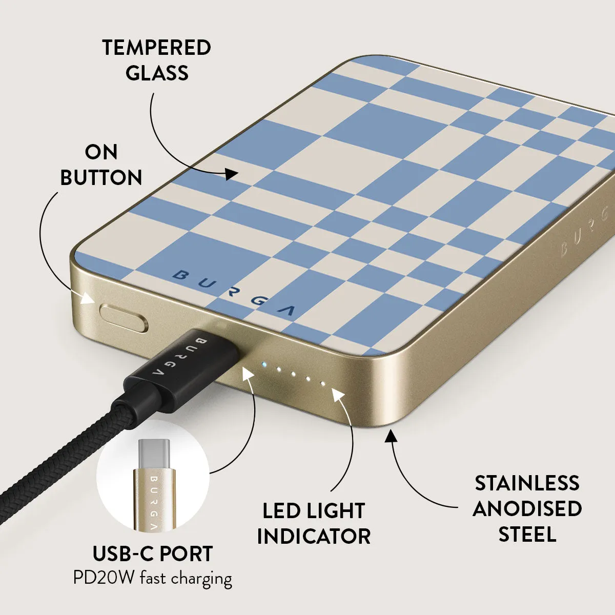 Straight A - Magnetic Power Bank