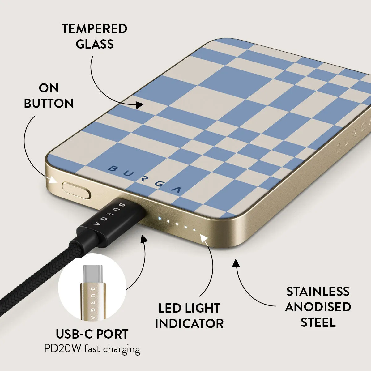 Straight A - Magnetic Power Bank