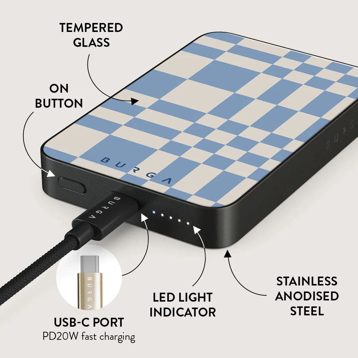 Straight A - Magnetic Power Bank