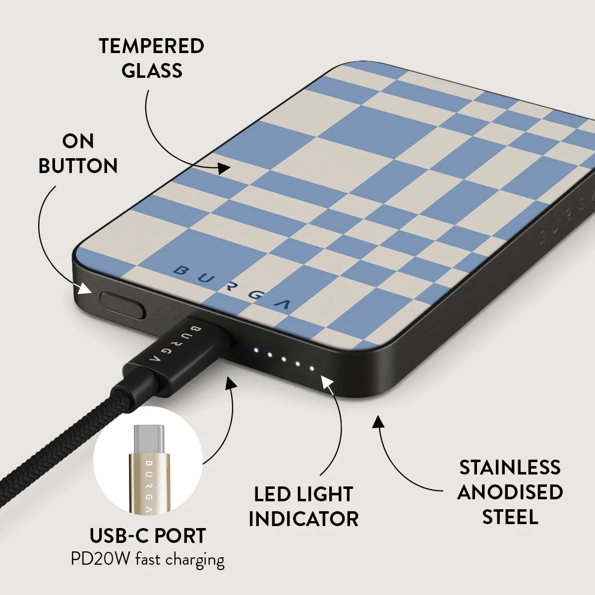 Straight A - Magnetic Power Bank
