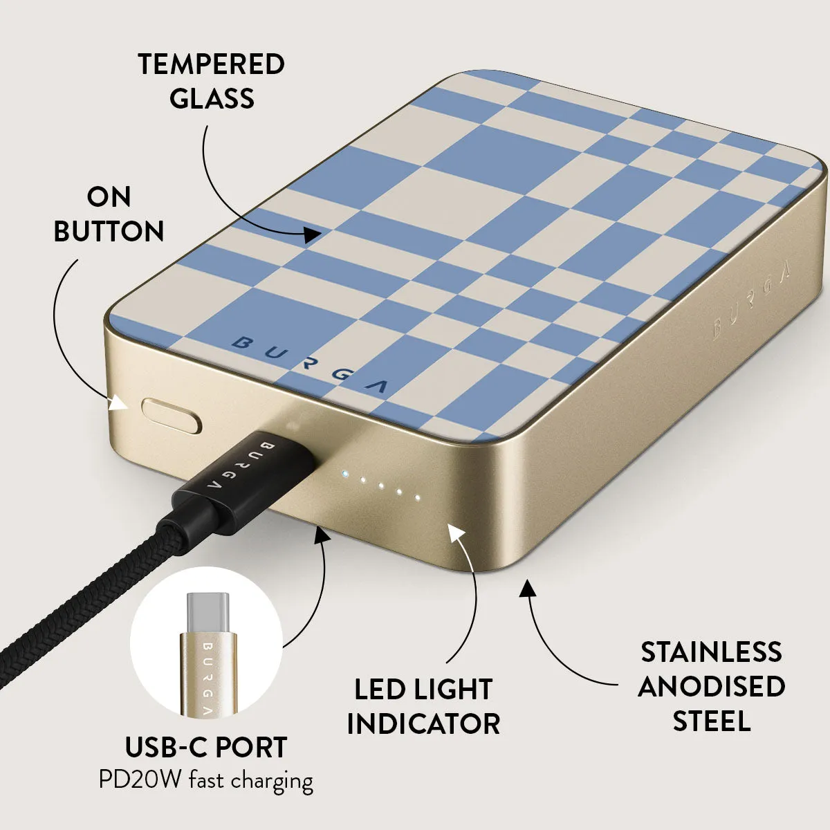 Straight A - Magnetic Power Bank