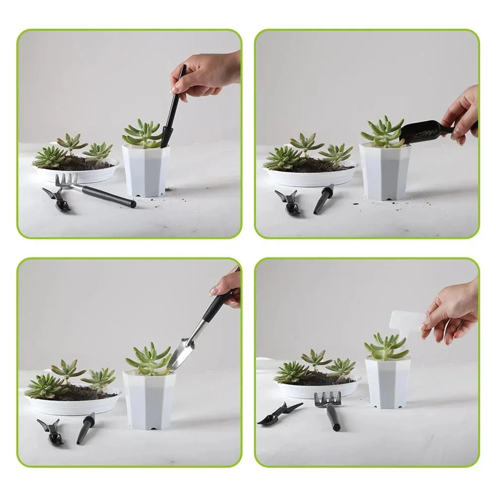 Succulent Tools Set Mini Gardening Kit with Transplanting Tools 58 Pieces