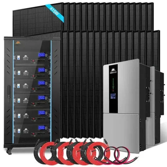 SunGoldPower SGH-7.6N3E/ SGH-7.6DN6E | 7.6KW Hybrid Solar Kit | 48VDC | 15.36KWH/30.72KWH Lithium Battery