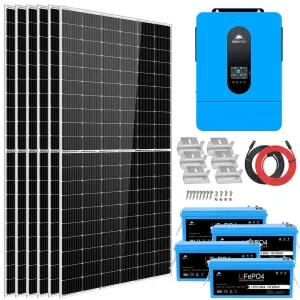 SunGoldPower SGK-65PRO| 6500W Off Grid Solar Kit | 48V | 120V/240V