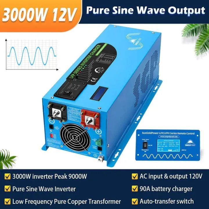SunGoldPower SGK-PRO3 | 3000W Off Grid Solar Kit | 12VDC | 120V