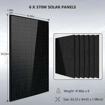 SunGoldPower SGK-PRO64| 6000W Off Grid Solar Kit | 48VDC | 120V/240V