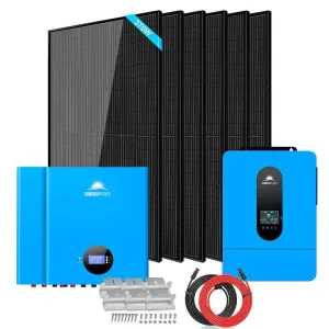 SunGoldPower SGM-6510M | 6500W Off-Grid Solar Kit | 48VDC | 120VAC