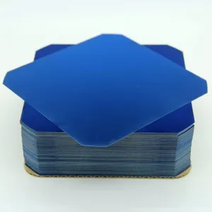Sunpower Flexible Solar Cells E60 C60 5x5 3.6W Monocrystalline Cells for DIY Panels (4,  2 Busbars Per Cell)