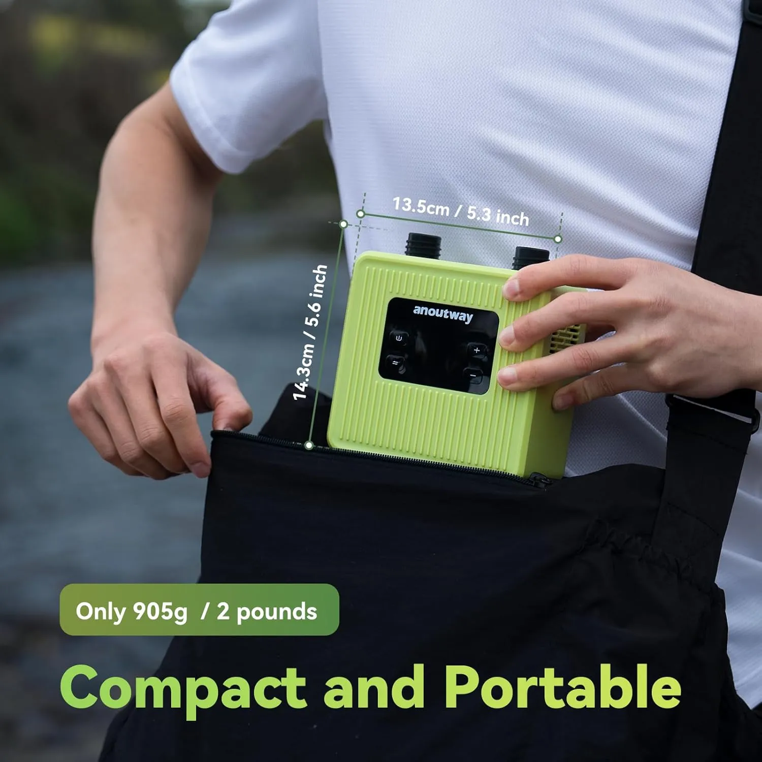 Super Mini SUP Pump Electric Paddle Board Pump, 20PSI SUP Rechargeable Pump with Brushless Motor, Dual Stage Inflation & Deflation, Auto-Off for Paddle Boards, Boats, Kayaks and Tents