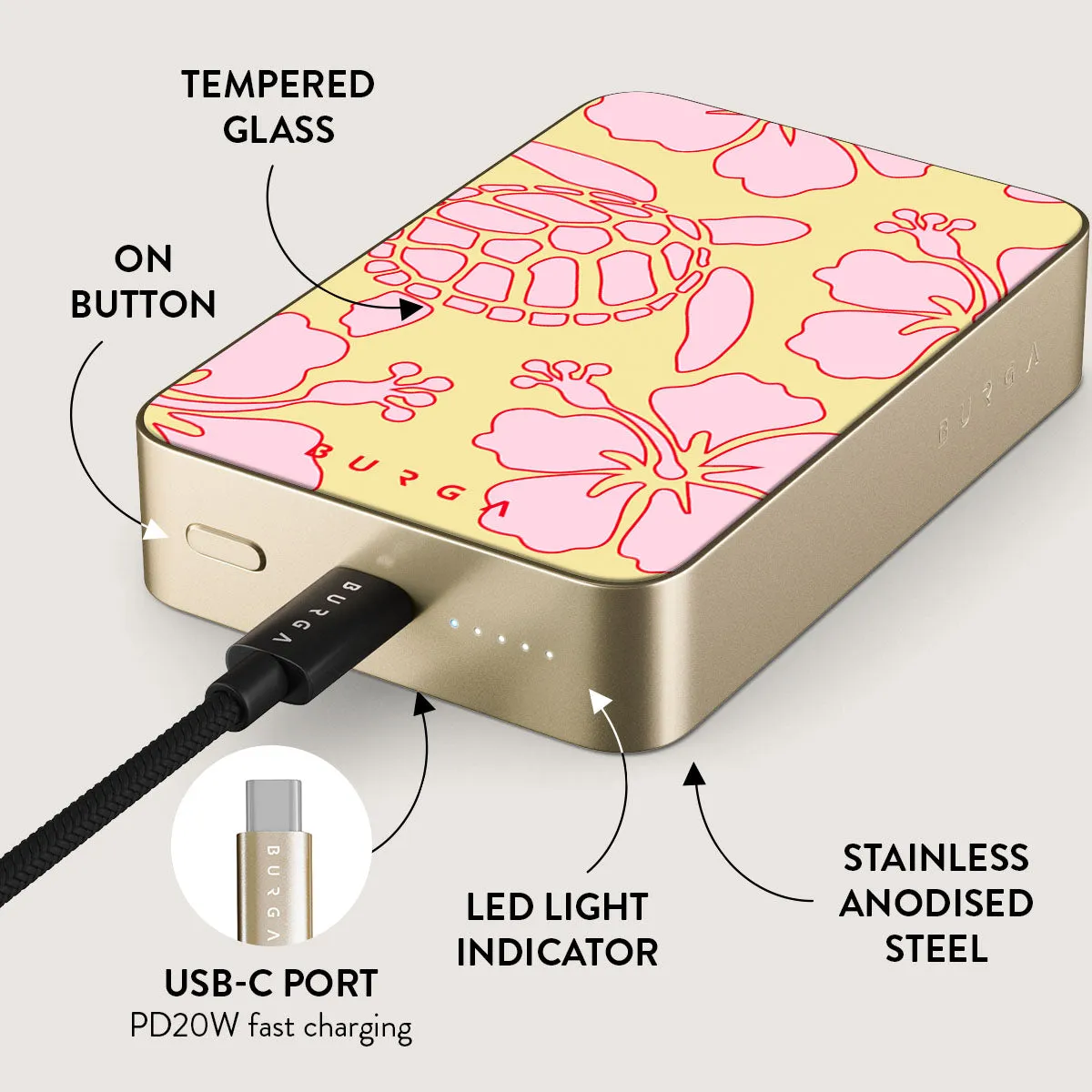 Tan Break - Magnetic Power Bank