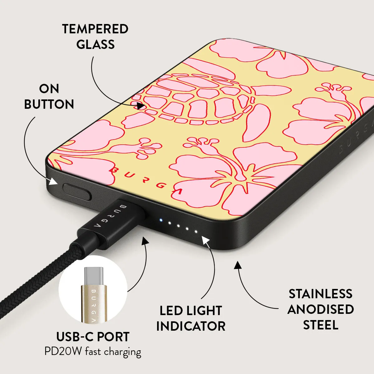 Tan Break - Magnetic Power Bank