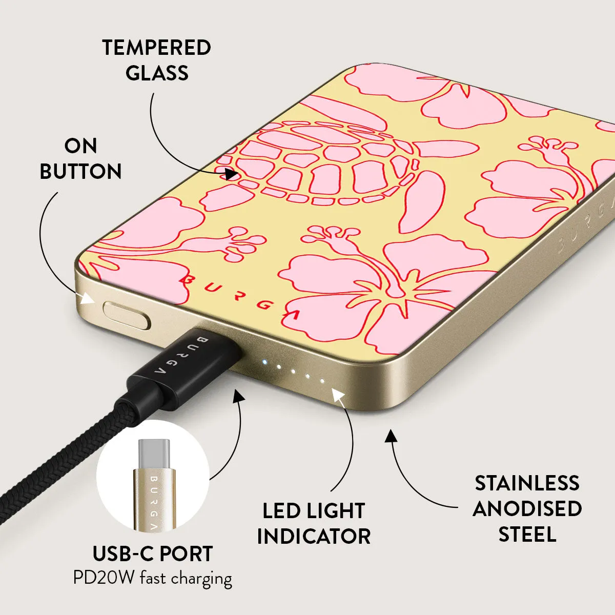 Tan Break - Magnetic Power Bank