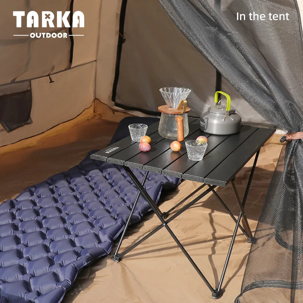 TARKA Outdoor Camping Folding Table – Portable Aluminium Desk for Picnic, BBQ & Travel