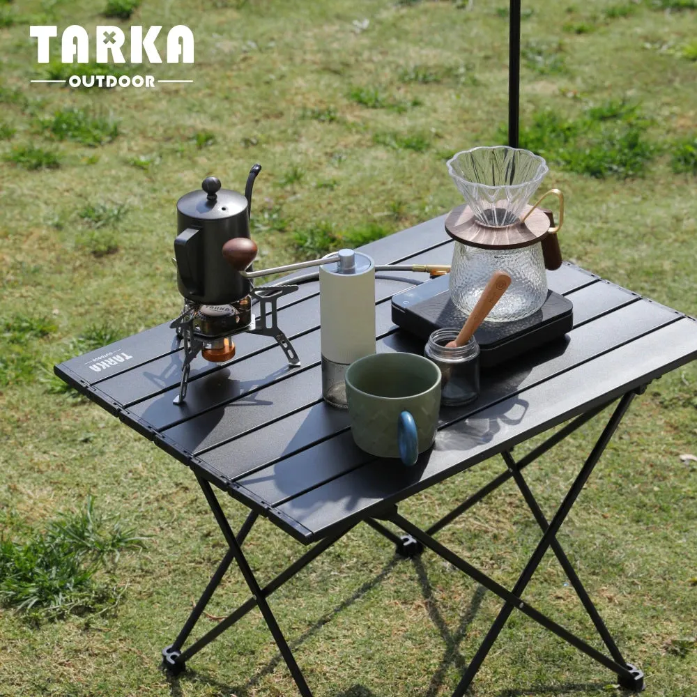 TARKA Outdoor Camping Folding Table – Portable Aluminium Desk for Picnic, BBQ & Travel
