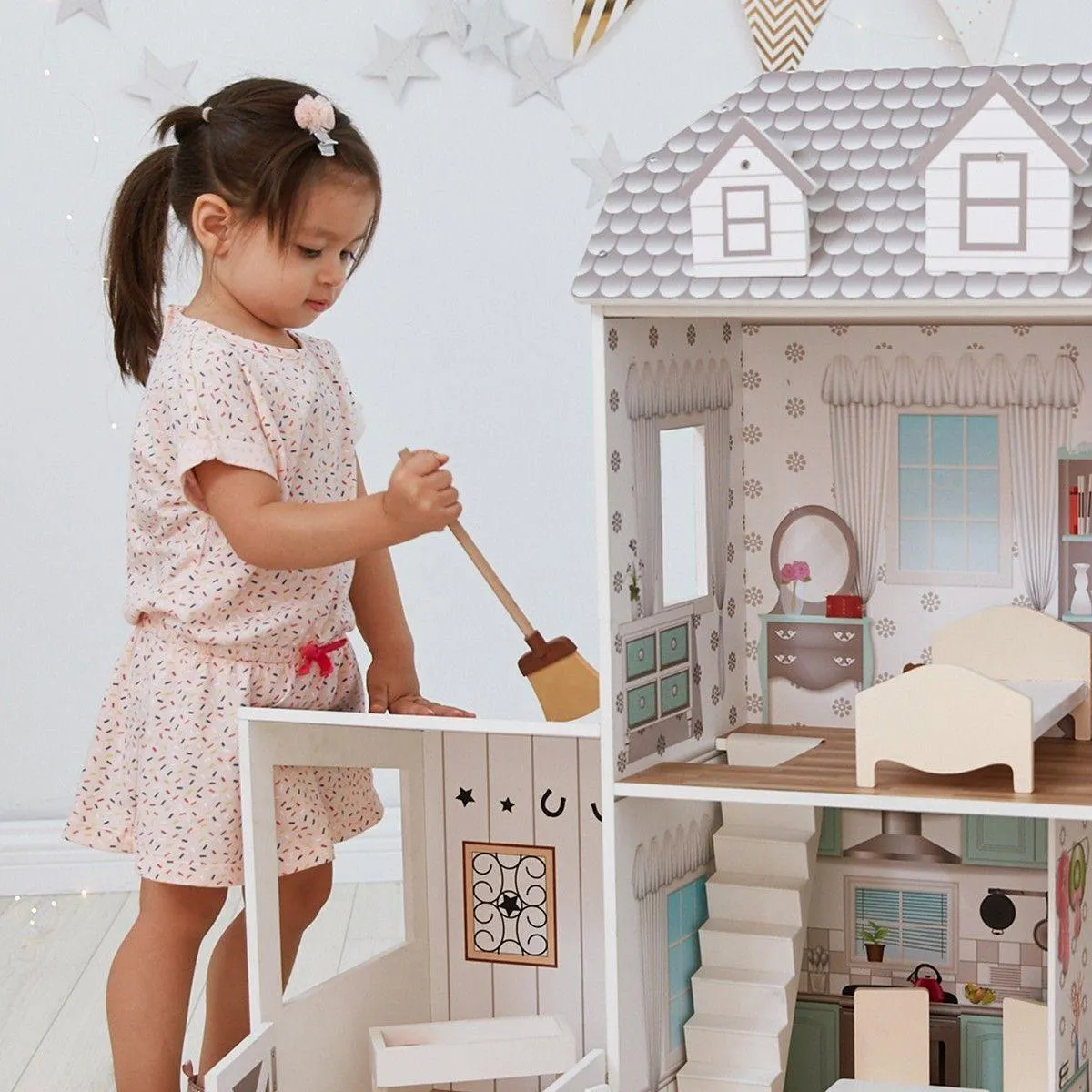 Teamson TD-12901A Dreamland Farm House Dolls House