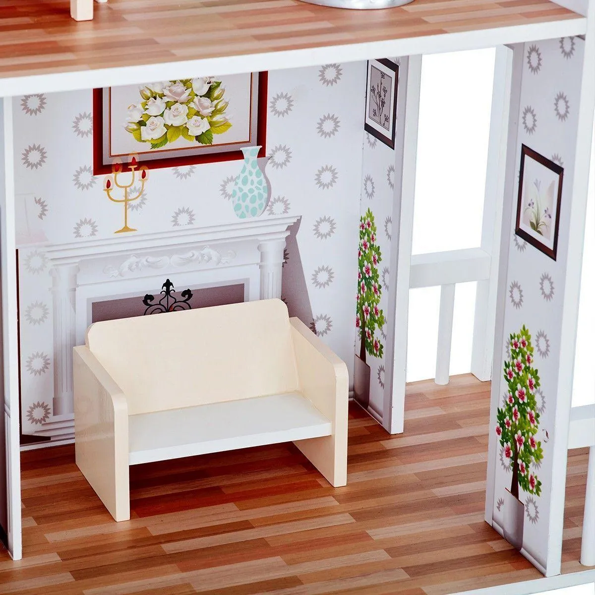 Teamson TD-12901A Dreamland Farm House Dolls House