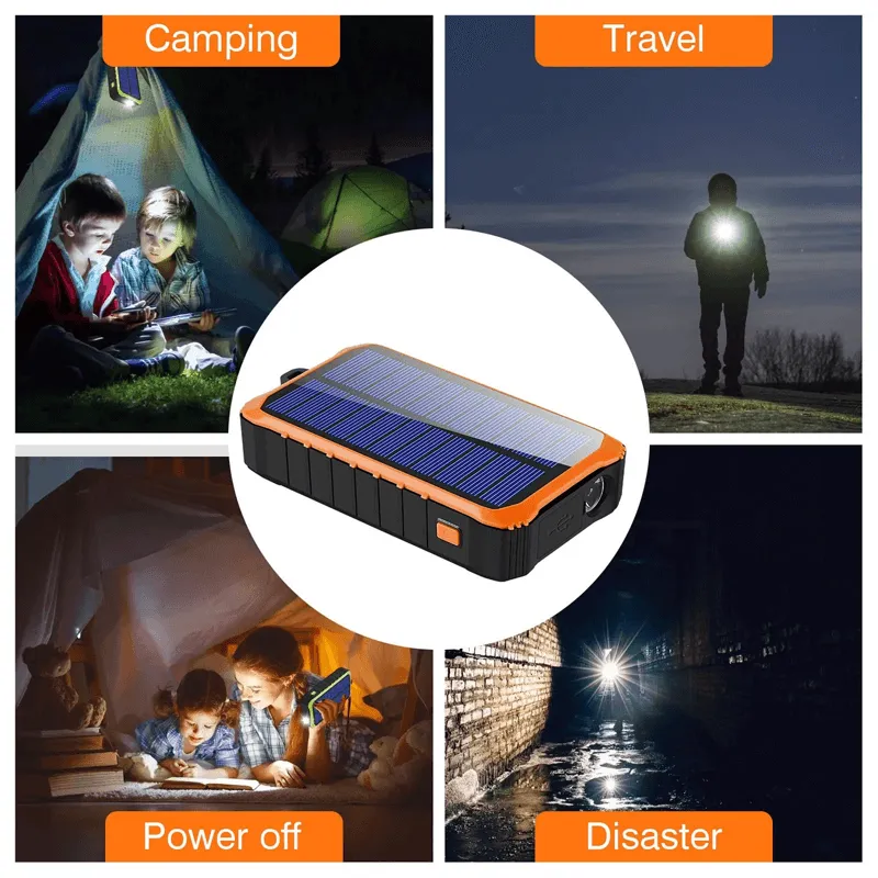 TERRACELL - 12000mAh Solar Power Bank