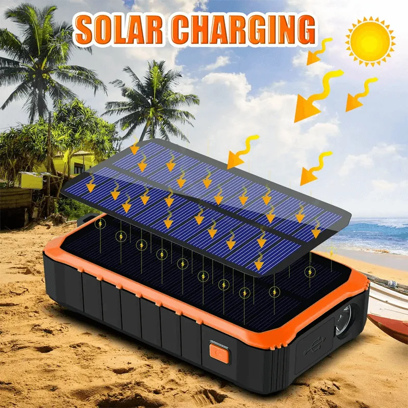 TERRACELL - 12000mAh Solar Power Bank