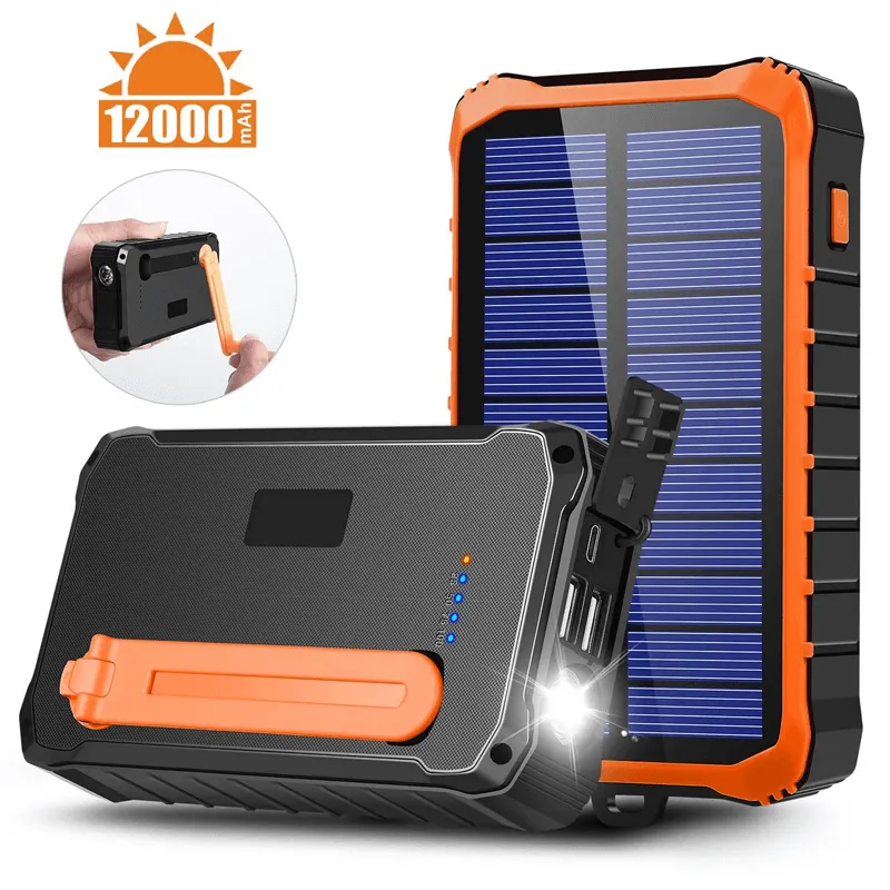 TERRACELL - 12000mAh Solar Power Bank