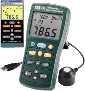 TES 132 Solar Power Meter (Datalogging)